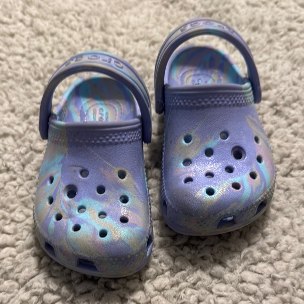 Kids Crocs Purple Clogs